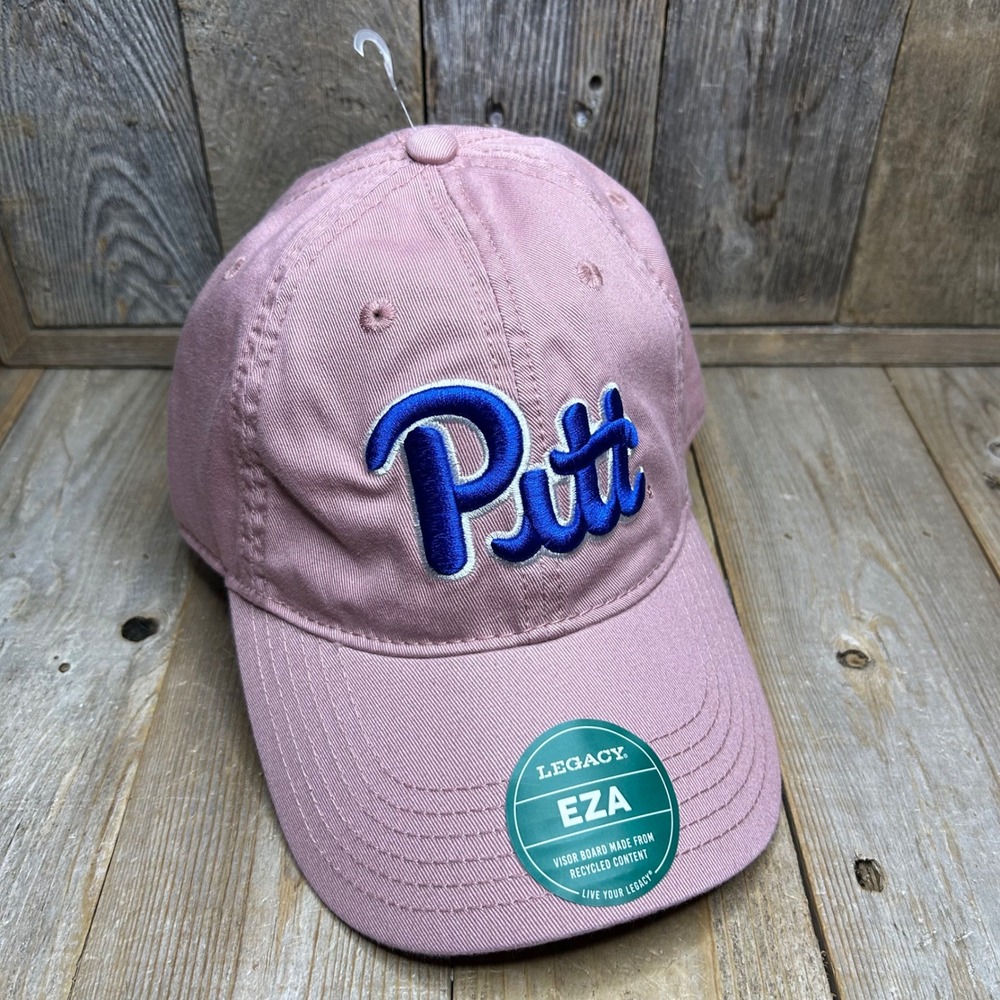 Legacy Pitt Panthers Relaxed Twill Hat Dusty Rose Pink Adjustable Cap EZA NEW